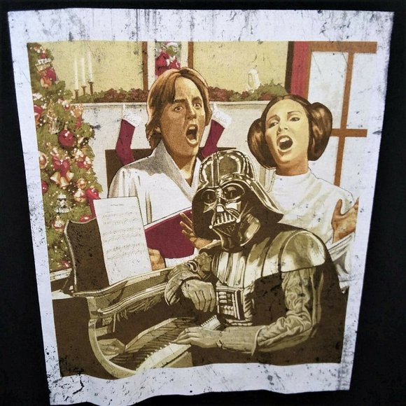 Star Wars Darth Vader Leia Luke Skywalker T Shirt - Picture 2 of 3